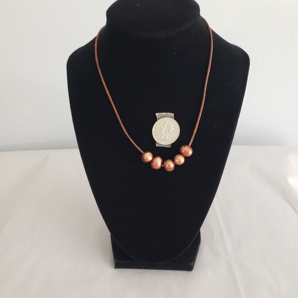 Genuine Pearls Bronze Color - Picture 4 of 5